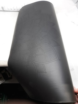 AJNA WELLBEING Pro Yoga Mat - Toxin-Free, Non-Slip, Natural Rubber Black