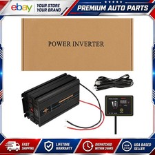 12 Volt Inverter 2000W DC to AC 110V Modified Sine Wave Solar Backup