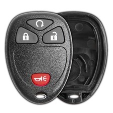 KeylessOption Just The Case Keyless Entry Remote Key Fob Shell Black