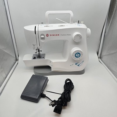 Singer Fashion Mate 3342 Sewing Machine w/ Foot Pedal & Accessories Tested