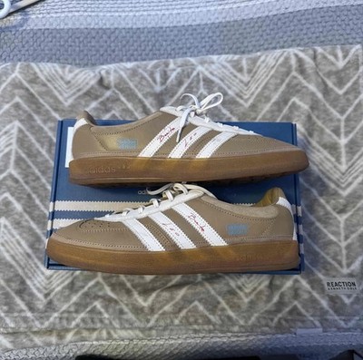 adidas Bad Bunny x Messi Gazelle Indoor La Voz De Los Fans Brown White JR0182