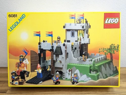 Lego 6081 Castle Hideout Original Box Box Castle Kings Mountain Fortress Knight