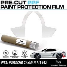 Heckbogen Steinschutz PPF Lackschutzfolie Kit f&uuml;r Porsche Cayman 718 (982)