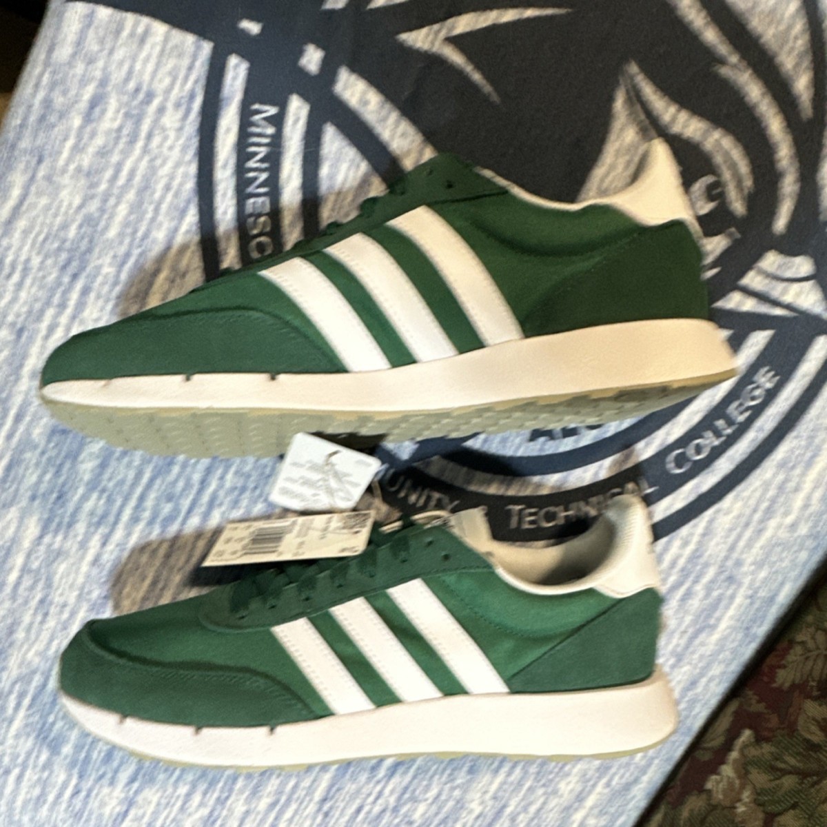 Adidas Run 60s 2.0 Shoes Mens H00354 Green White Athletic Sneakers Sz 11‎ Adidas Run 60s 2.0 Shoes Mens H00354 Green | Mercari main image 2