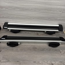 THULE 92725 Flat Top Ski/ Snowboard Fishing Roof Rack locks included