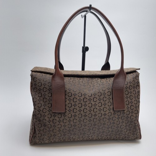 Celine Braune Macadam Triumph Canvas Tote Bag 508-45 144816107 - Picture 4 of 21