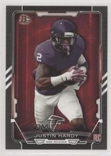 2015 Bowman Rookies Black Justin Hardy #54 sm1