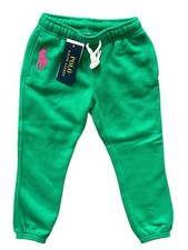 Image of Boys Polo Ralph Lauren Jogging Bottoms Trousers Cotton Fleece Big Pony  Age 3