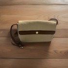 Vintage Etienne Aigner Straw Handbag Leather Shoulder Bag EUC