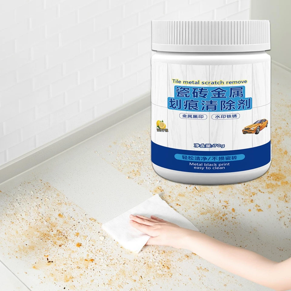 Agente de reparación y limpieza de arañazos en pisos de baldosas, limpiador multiusos para eliminar arañazos Foto 4 de 4