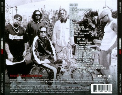 KORN - THE ESSENTIAL KORN [PA] NEW CD