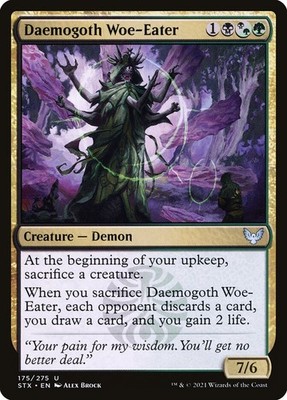 Daemogoth Woe-Eater (175) Strixhaven: School of Mages STX MTG Magic