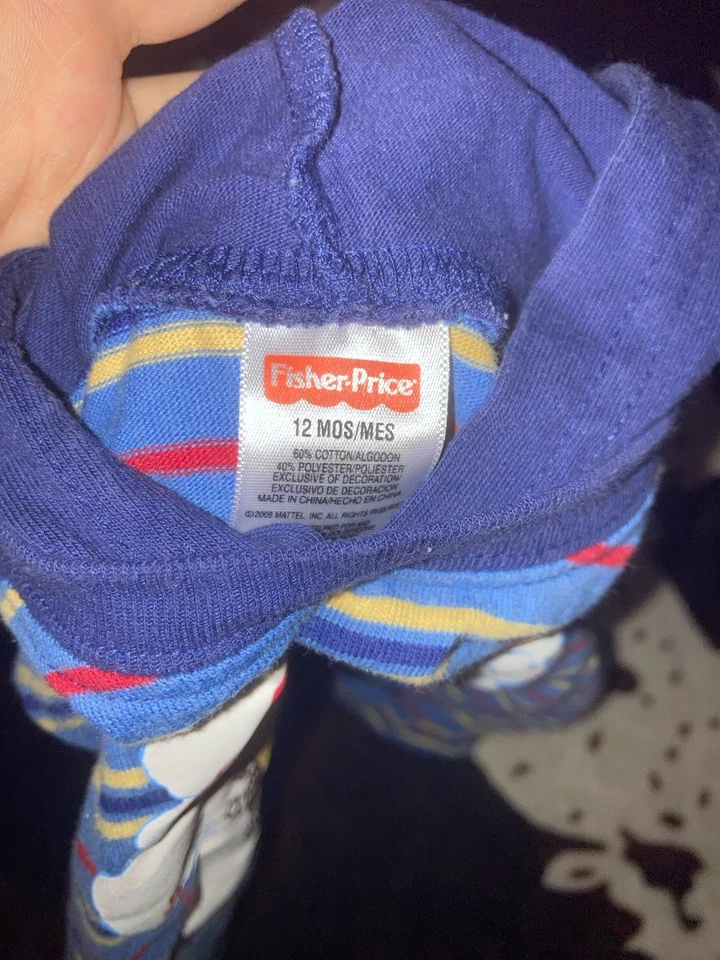 Sudadera con capucha Fisher Price barco pirata 12 m para niños Foto 2 de 3