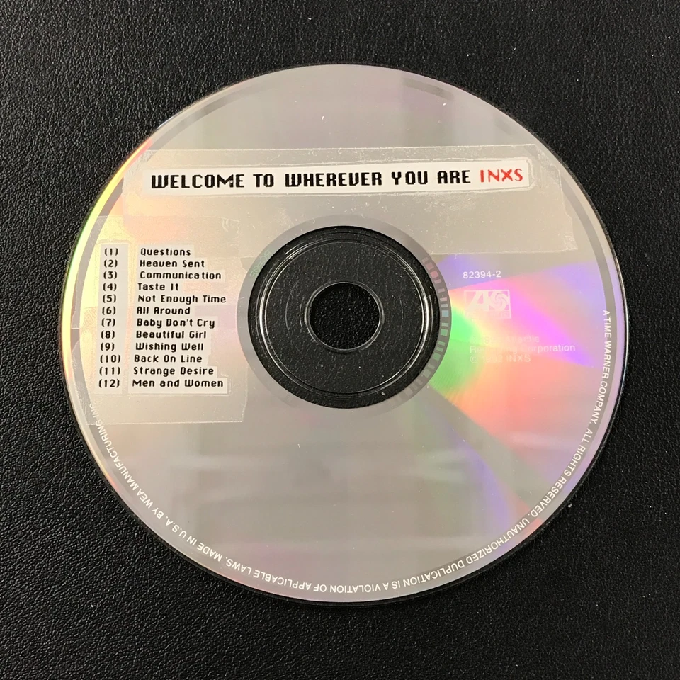 1992 INXS: Welcome To Wherever You Are VG+ Single CD Disc Atlantic Rec. w/Case! - Image 2 of 4