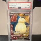 Pokemon PSA 9 Snorlax V 197/202 SWSH01 Sword & Shield Full Art Holo Eng 2020