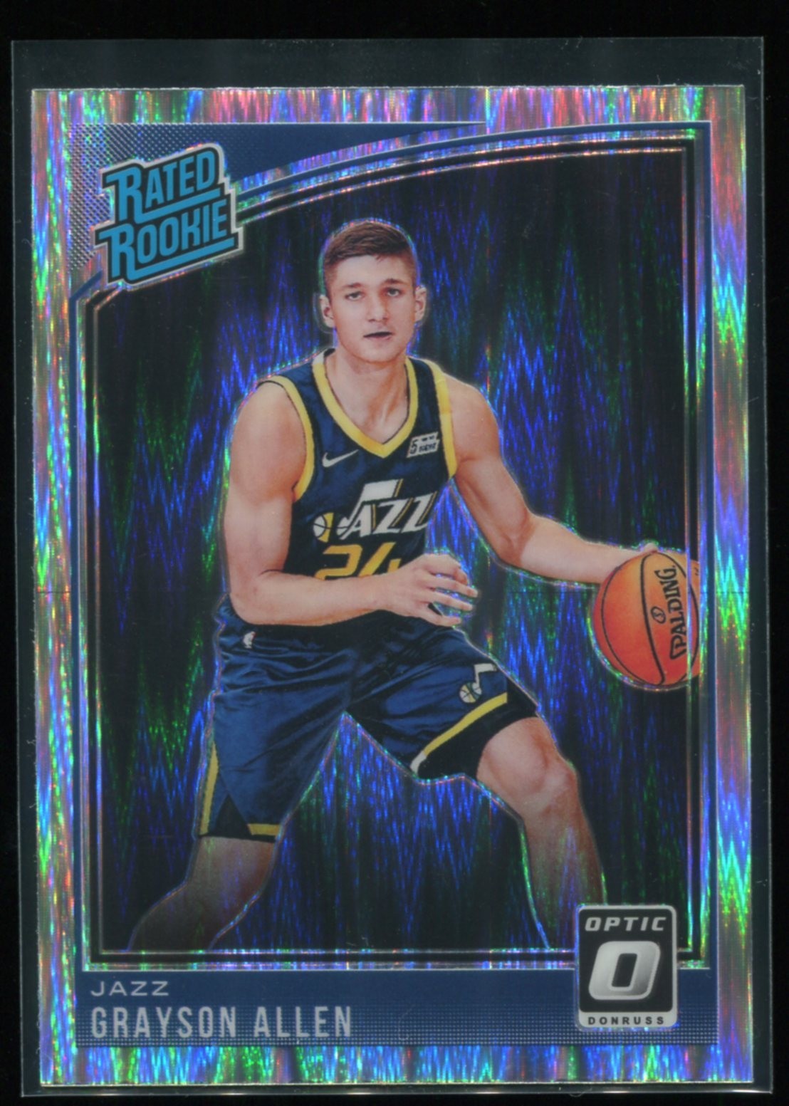 2018-19 Panini Donruss Optic Rated Rookie Grayson Allen #156 Shock Prizm (RC)