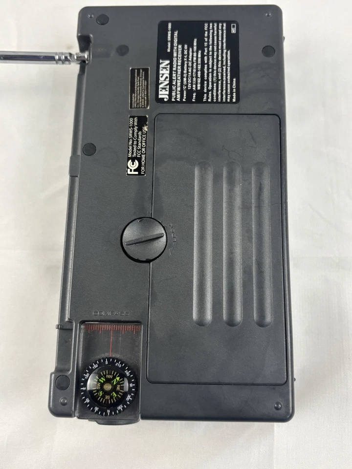 Jensen Public Alert Radio SRWS-1000 Weather Radio , Works Great Battery Operated - Image 3 of 4