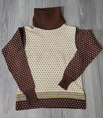 Maglione collo tartaruga Kenzo vintage anni 70 made in Italy retrò unisex senza etichetta taglia