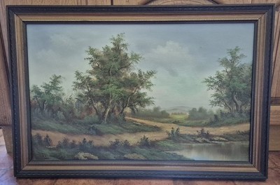 Landschaft Ölgemälde auf Leinwand von Clara Inness (C. Inness)