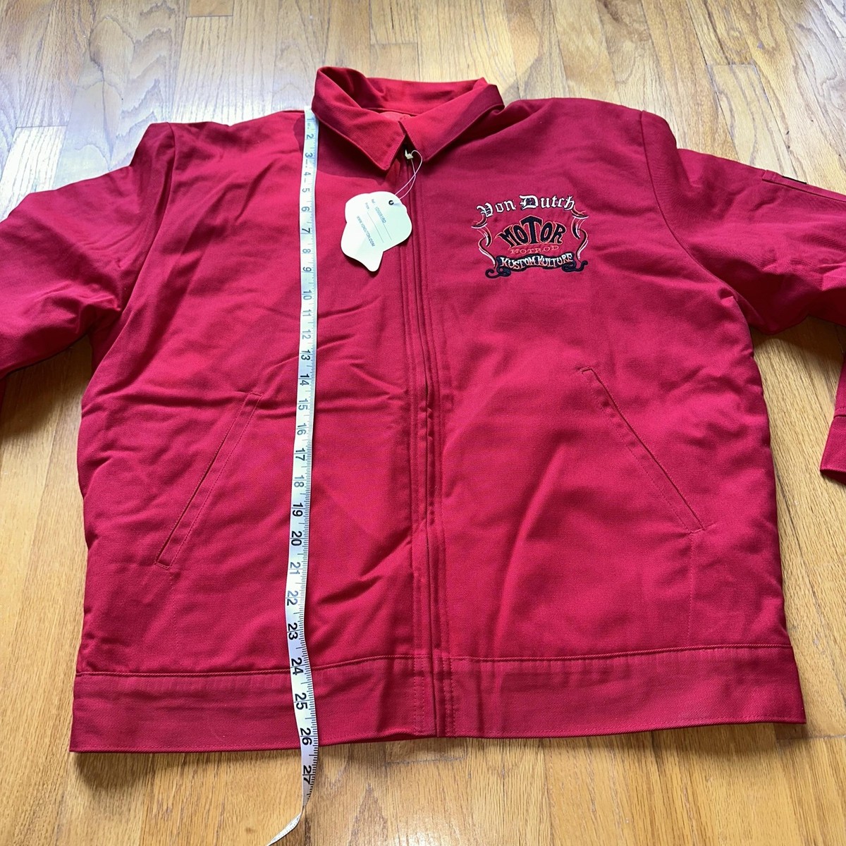 NEW Von Dutch Jacket Mens XL Motor Hotrod Kustom Kulture