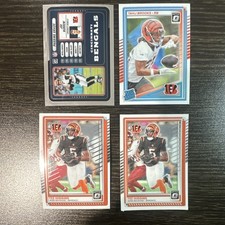 2025 Panini Donruss Optic Cincinnati Bengals - 4 card package 