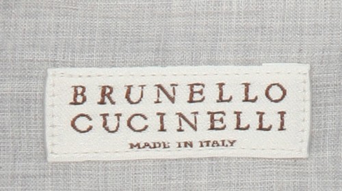 Brunello Cucinelli Light Blue Shirt - Slim - (BC126234) - Picture 4 of 4