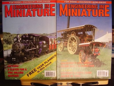 2 X MODEL  MAGS ENGINEERING IN MINIATURE 2002 NOVEMBER  DECEMBER WENFORD