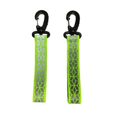 Reflective Safety Keychain High Visibility Outdoor Webbing Material Tool