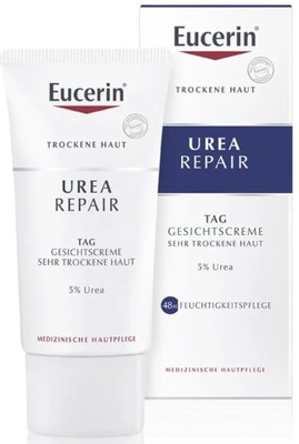 2x Beiersdorf Eucerin  UREA REPAIR 50ml Tag Gesichtscreme 48h für sehr Trockene