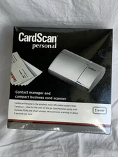 Brand New CardScan Personal Contact Manger Compact Business Card Scanner Sealed