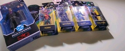 Batman Forever Action Figures Set - Batman, Robin, The Riddler & Two-Face 
