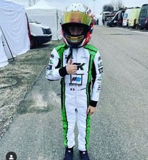 Traje de carreras Go Kart CIK FIA nivel 2 aprobado todas las tallas con guantes y pasamontañas