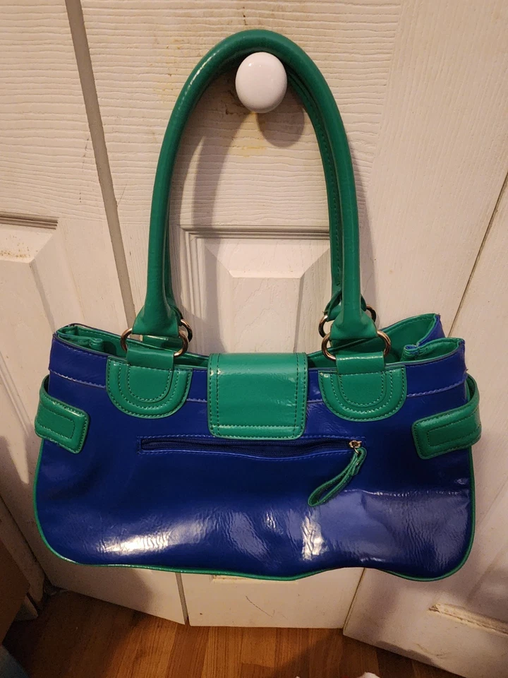 Bolso de mano Cato azul verde Foto 2 de 4