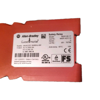 Allen-Bradley Safety Relay Model MSR126.1 T (USED).