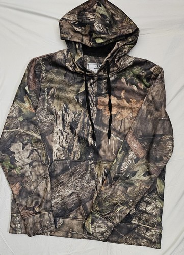 Sudadera camuflada Mossy Oak para hombre grande con capucha de caza estampado de árbol - Imagen 1 de 6
