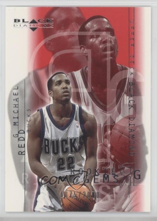 2000-01 Upper Deck Black Diamond Gems 1075/2000 Michael Redd #93 Rookie RC 1l4