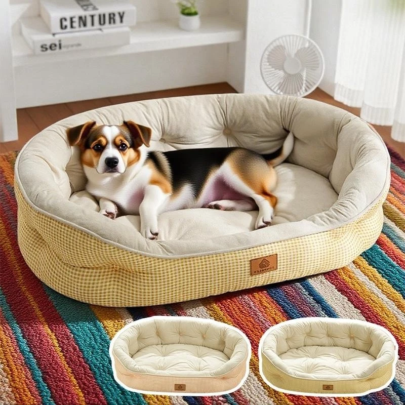 Luxury Dog Bed Comfortable Pet Bed for Dogs and Cats All-season Soft Cat Sofa Be