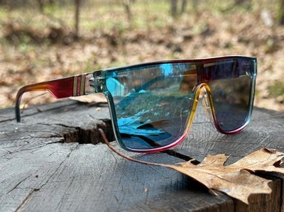 New Blenders Style Sunglasses In Colorful Blue Mens Womens Coach Prime Fruity