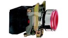Illuminated red control button indoor O 22 with car return, 250V, 1NO+1NC XB4