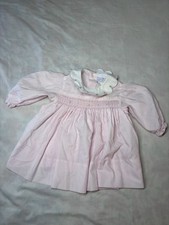 Vintage Petit Ami Pink Dress- 3 Months- Embroidered Details