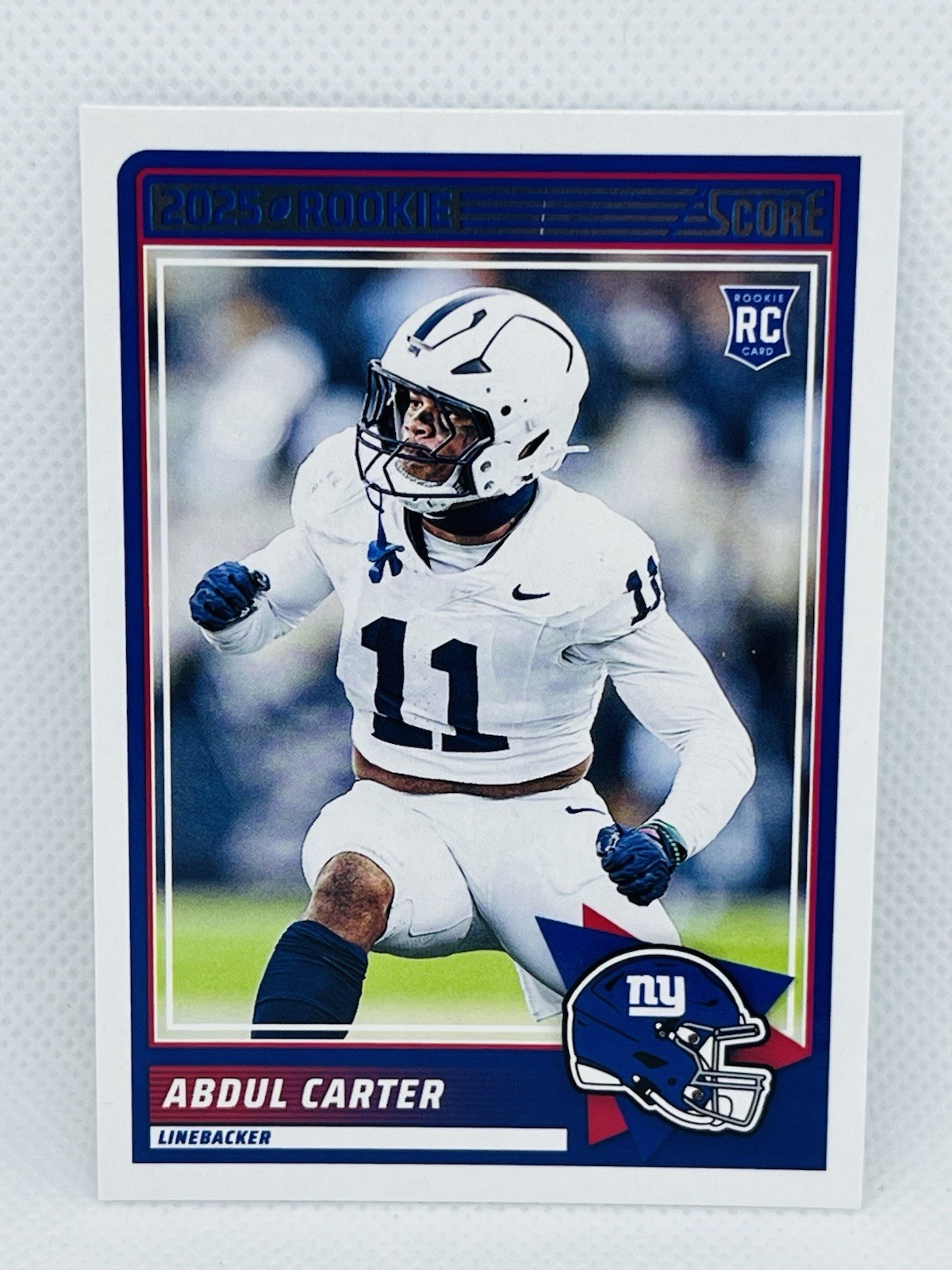 ABDUL CARTER 2025 Score RC #16 New York Giants Rookie