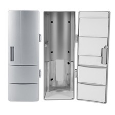 Compact Mini USB Fridge Freezer Cans Drink Beer Cooler Warmer Travel Car Office