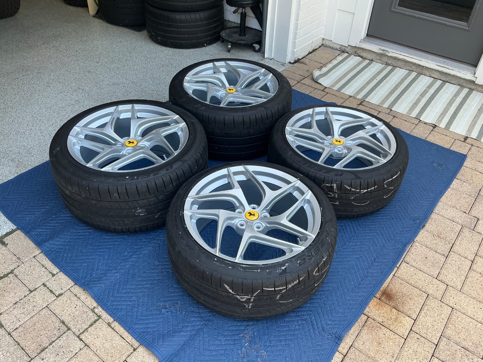 Ferrari 812 Superfast/GTS OEM 20” Forged Wheel Set in Silver