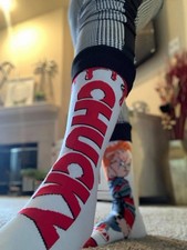 Chucky Horror Crew Socks 1 Pair Mid Calf One ...