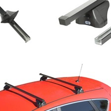 Dachträger für Mazda 3 BK 5-Tür (2003-2009) Cruz Oplus S-FIX Stahl schwarz