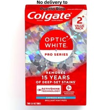 Colgate Optic White Pro Express Whitening, 3oz/2pk, 5 Peroxide-Fast delivery