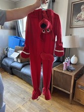 Toddler Clifford The Big Red Dog 2010 5/6T Halloween Costume Vintage Y2K