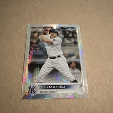 Topps 2022 Chrome DJ LeMahieu #20 Mirror New York Yankees Baseball Card