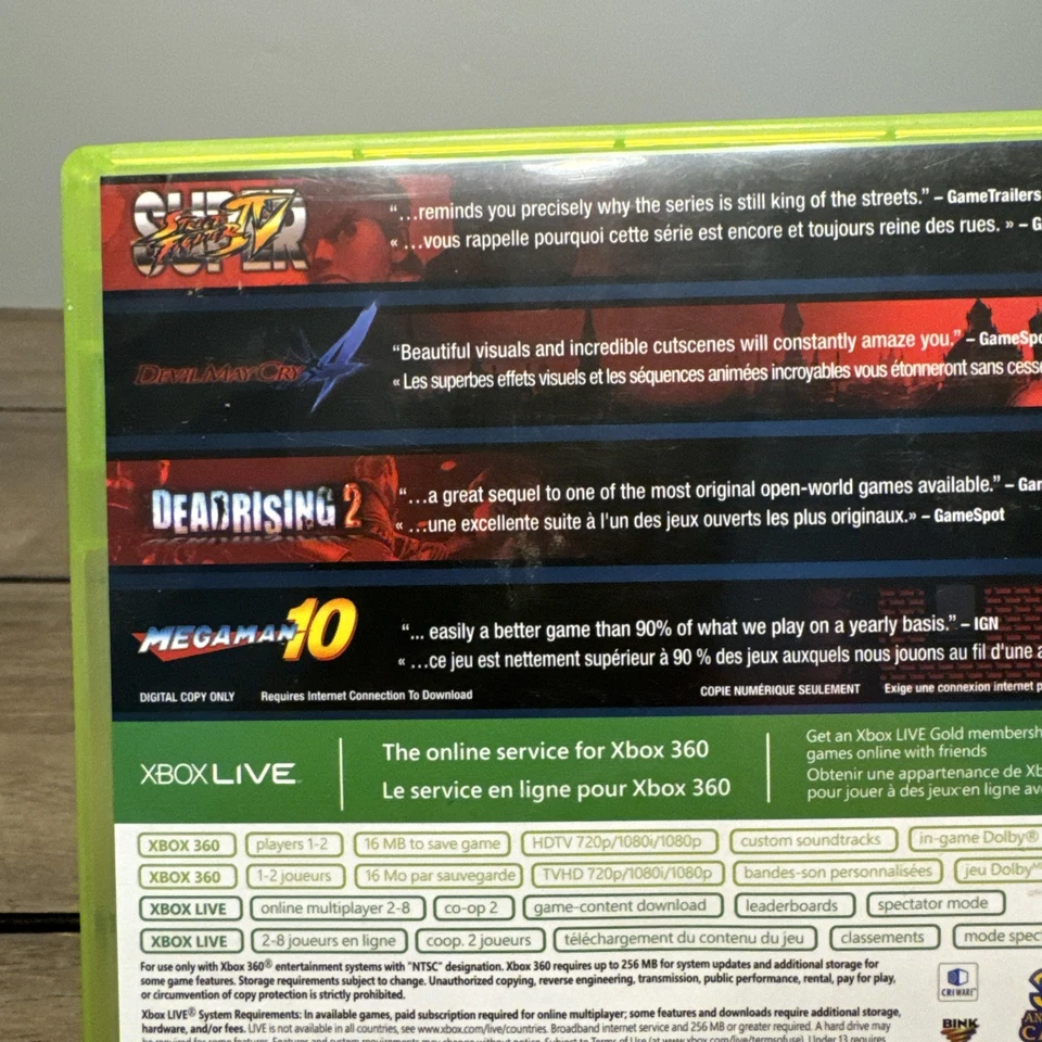 Capcom Essentials (Microsoft Xbox 360) 4 Games, Excellent Discs! DMC, Megaman 10 - Image 4 of 4