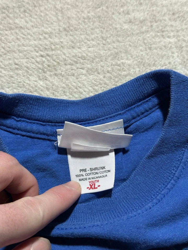 Camisa NASCAR Juvenil XL Azul Dale Earnhardt Wrangler Racing Chase Auténtica Foto 4 de 4